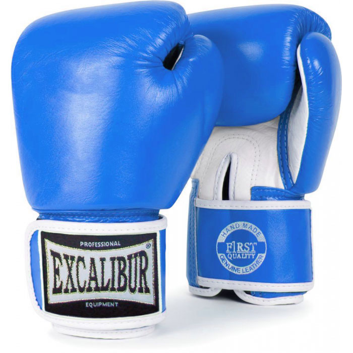 фото Боксерские перчатки sportex профессиональные 8 oz cowhide grade a 560bf-1 blue