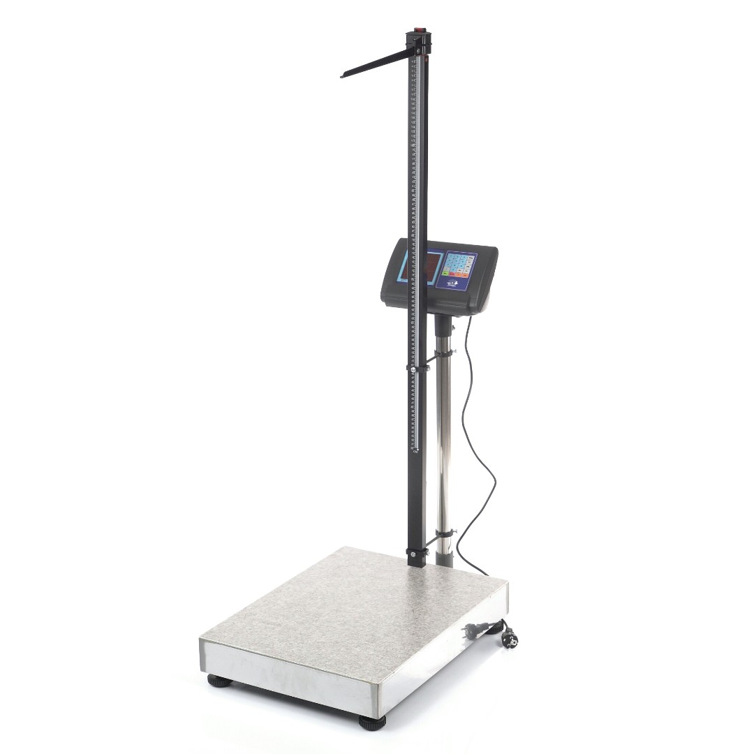 

Весы медицинские Мидл МП 200 ВДА (50г; Р) 15 Bt (450х600) «Здоровье» (с ростомером)