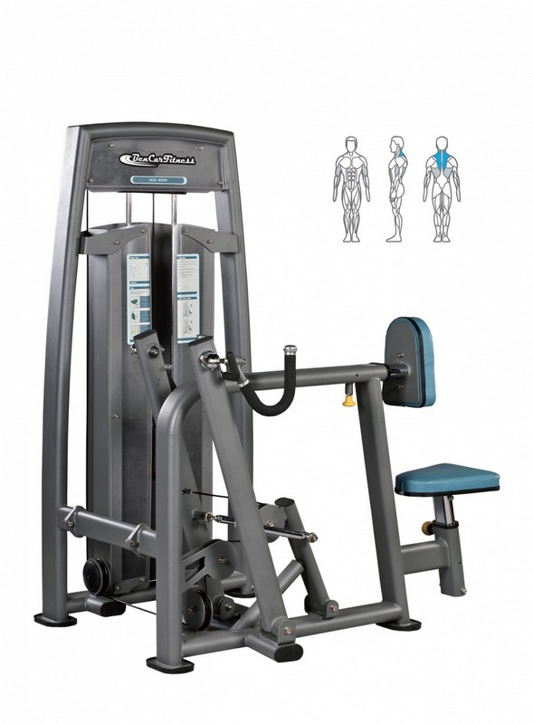 фото Тяга горизонтальная с упором в грудь bencarfitness ts-p040