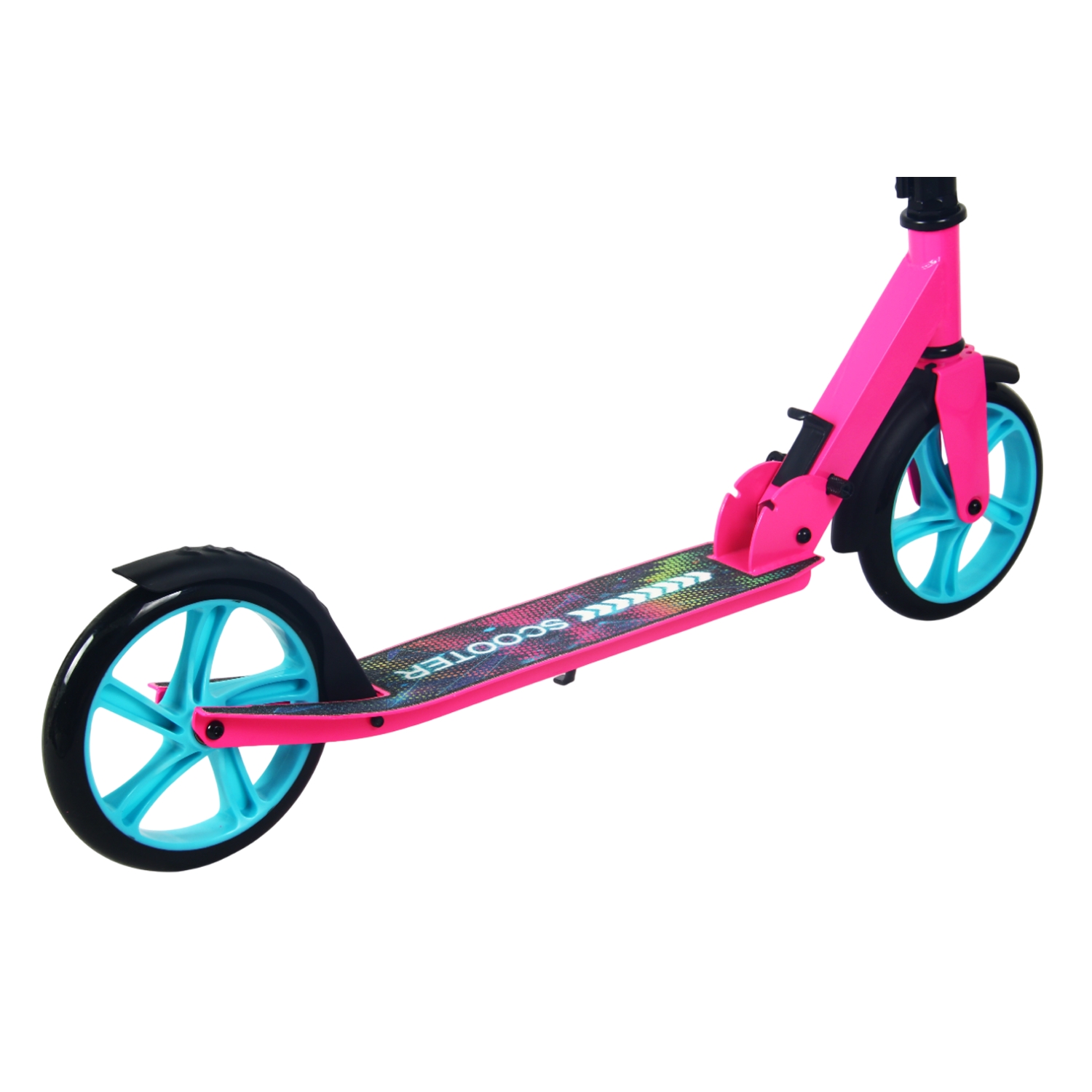 Самокат 200мм RGX RGX-SA200-30 pink (фонарь в подарок) 1500_1500