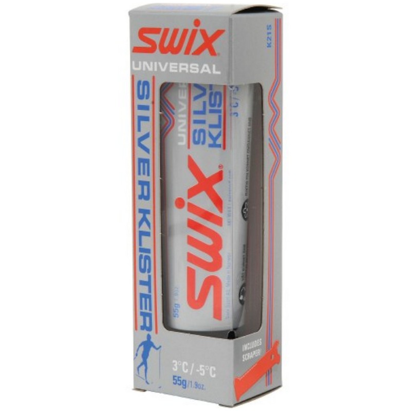 Купить Клистер Swix K21 Silver (универсальный клистер со скребком) (-5°С +3°С) 55 г.,