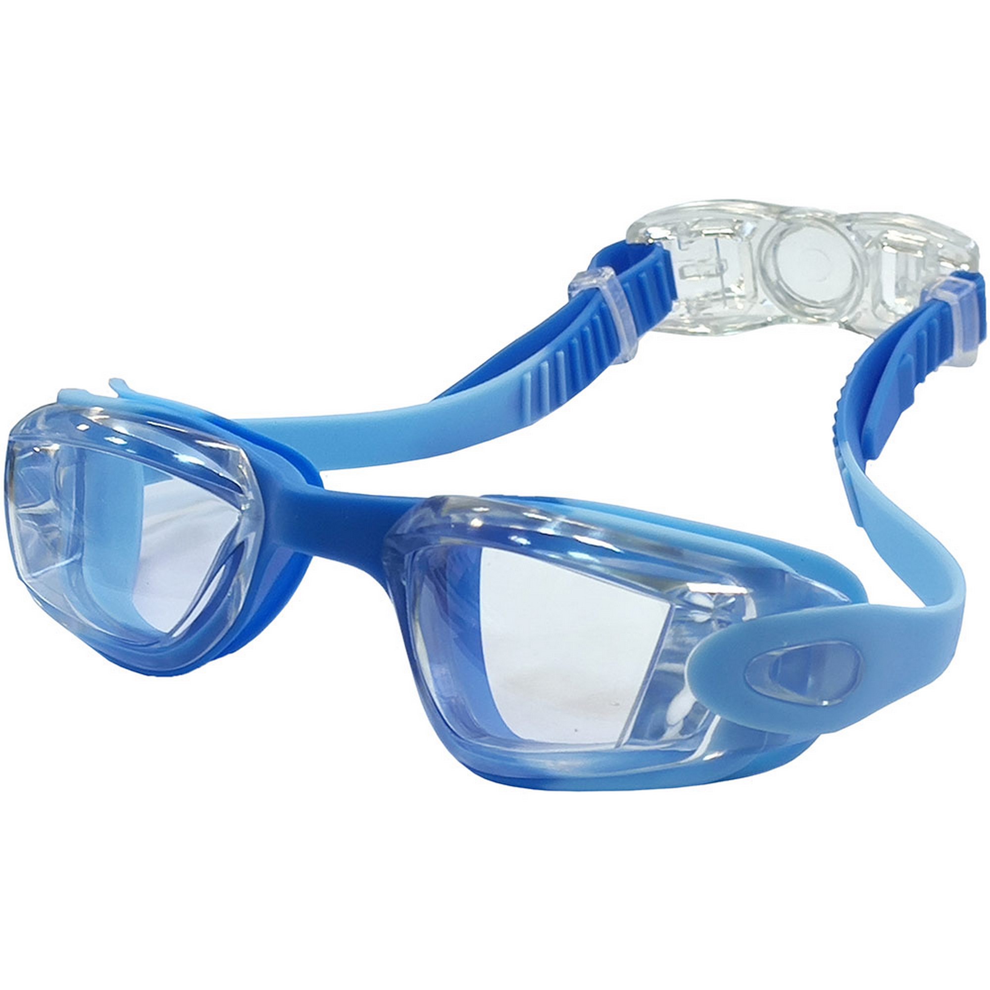 Купить Очки для плавания детские Sportex E39684 мультиколор сине-голубой,