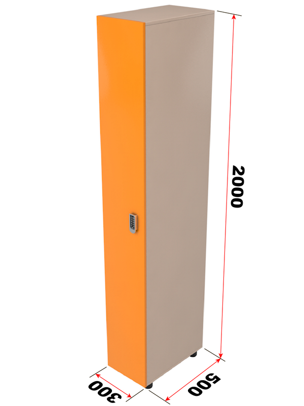 Шкаф для раздевалки ЛДСП 200х50х30(см) Glav 10.2.04