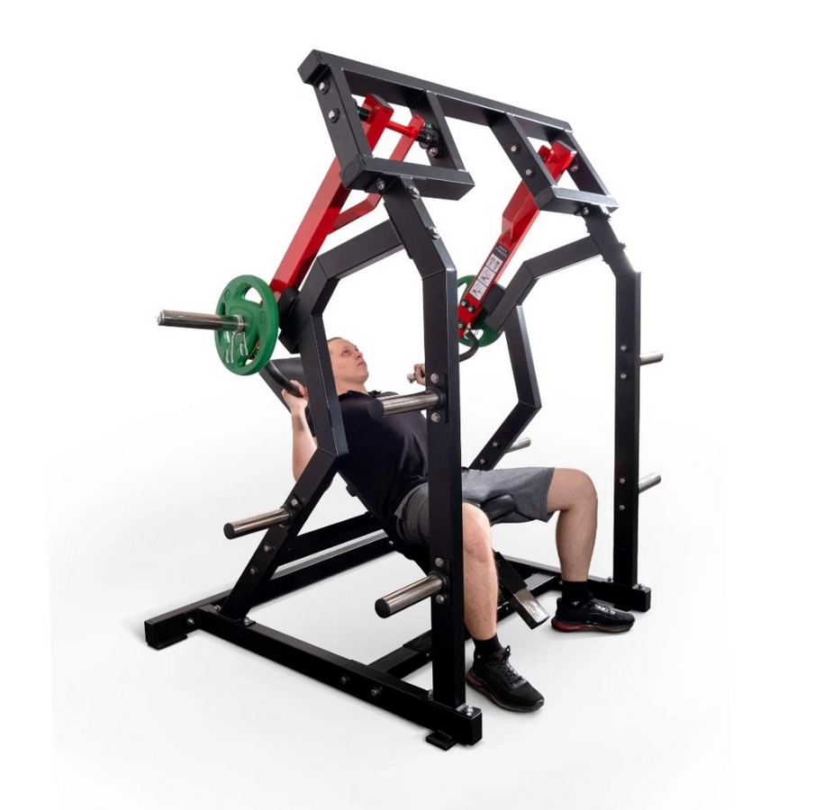 Плечевой жим на свободных весах Protrain PP121 черно-красный 905_900