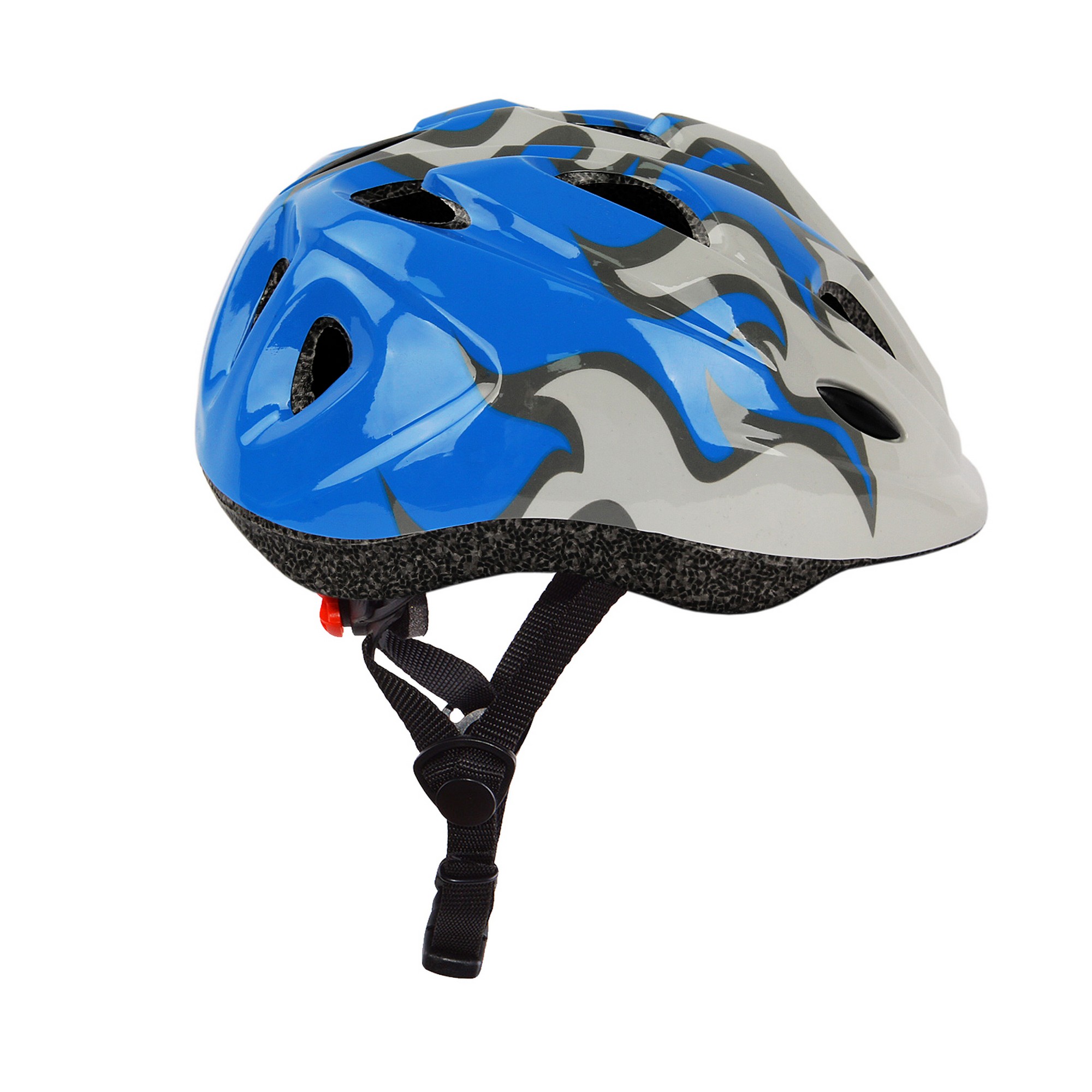 Шлем детский RGX с регулировкой размера 50-57 Flame синий\белый 2000_2000