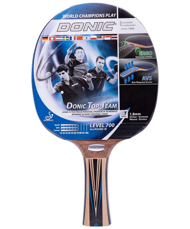 Купить Ракетка для настольного тенниса Donic Top Teams 700 коническая,