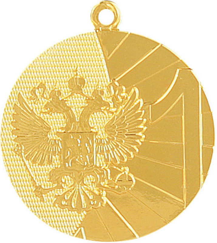 Медаль MMC8040/ G 40мм G-2мм 1 место - фото 1