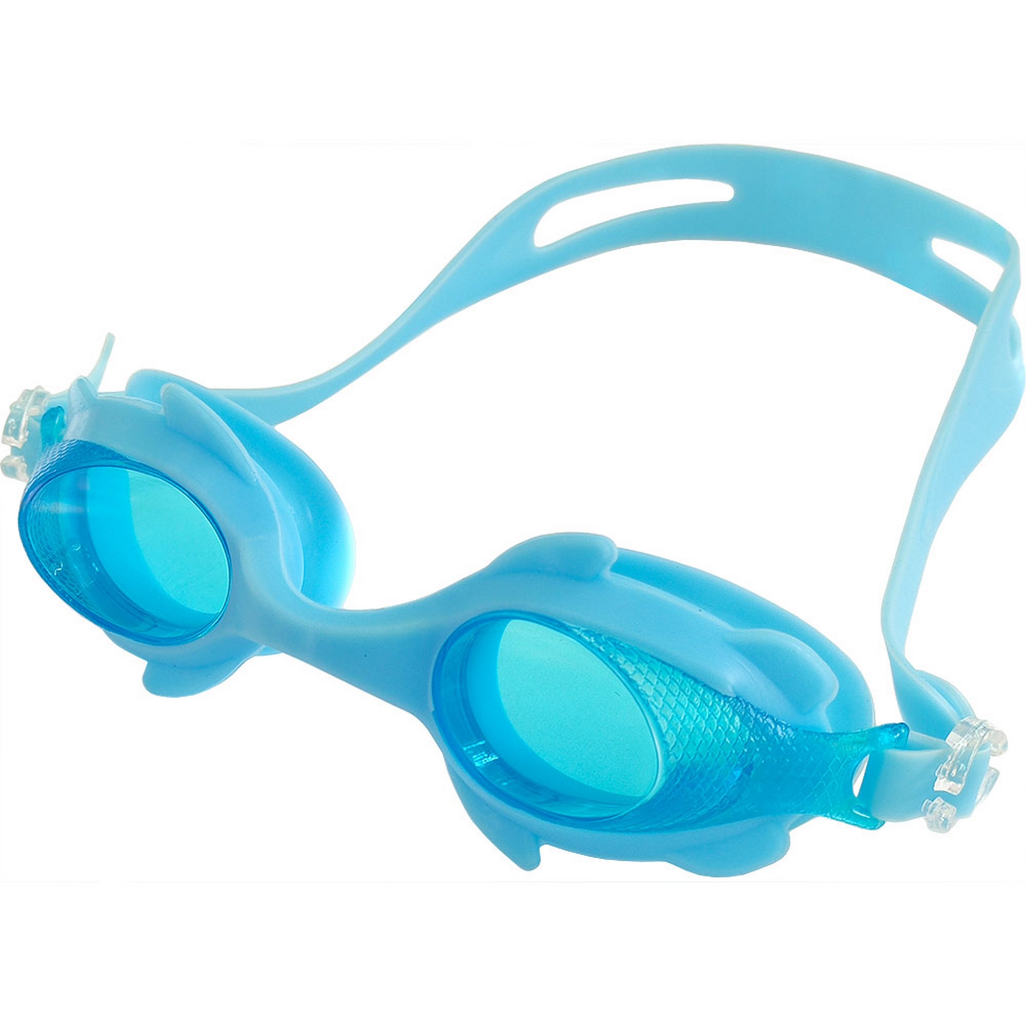Очки для плавания Sportex детскиеюниорские R18166-0 голубой,  - купить со скидкой