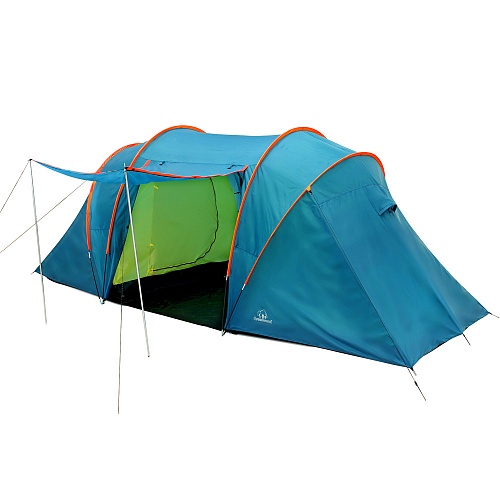 Палатка 6-и местная Greenwood Halt 6  синий/оранжевый - фото 1