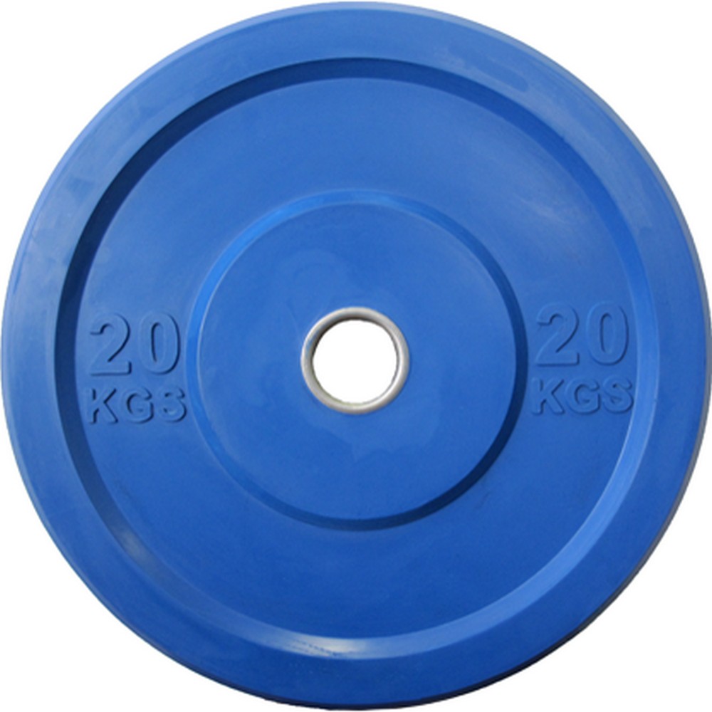 Диск 20 кг Johns  APOLO Bumper, d450 см DRAB - 20С  синий