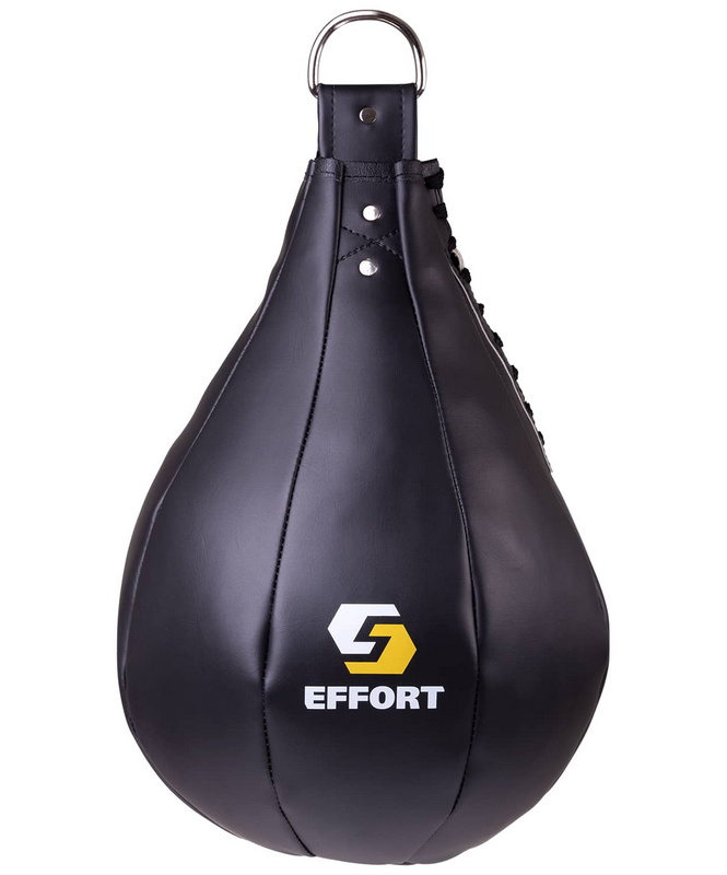 Груша боксерская Effort E523, к/з, 16 кг, черный,  - купить со скидкой