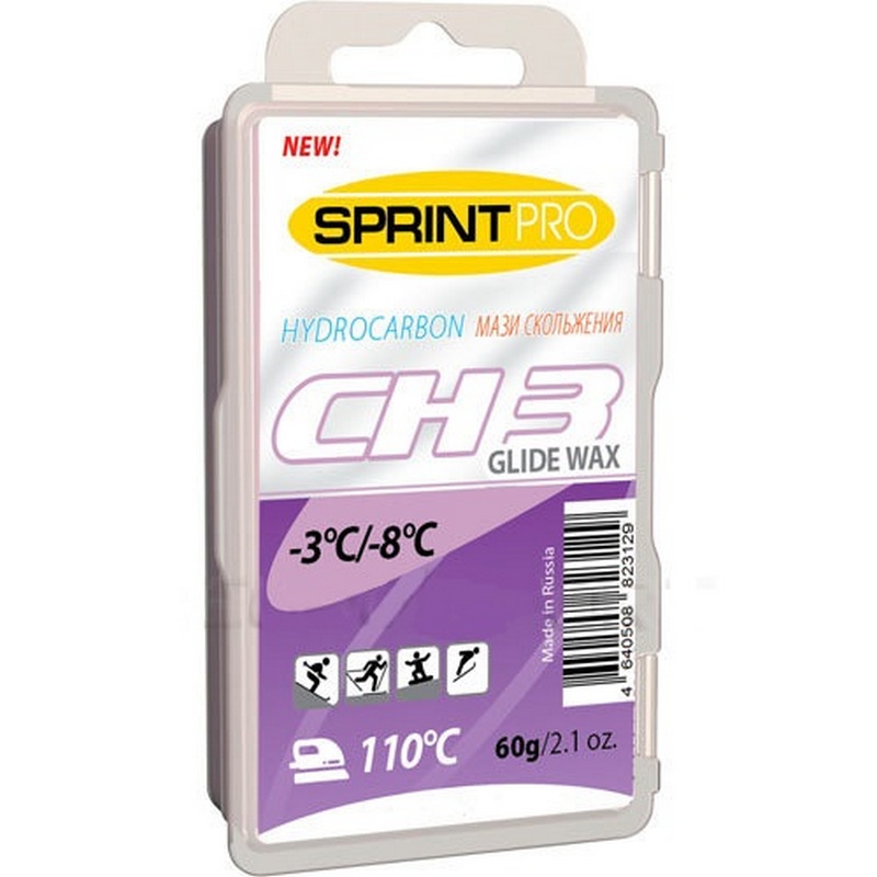 Мази скольжения Sprint Pro. CH3 Violet (-3 -8°C)