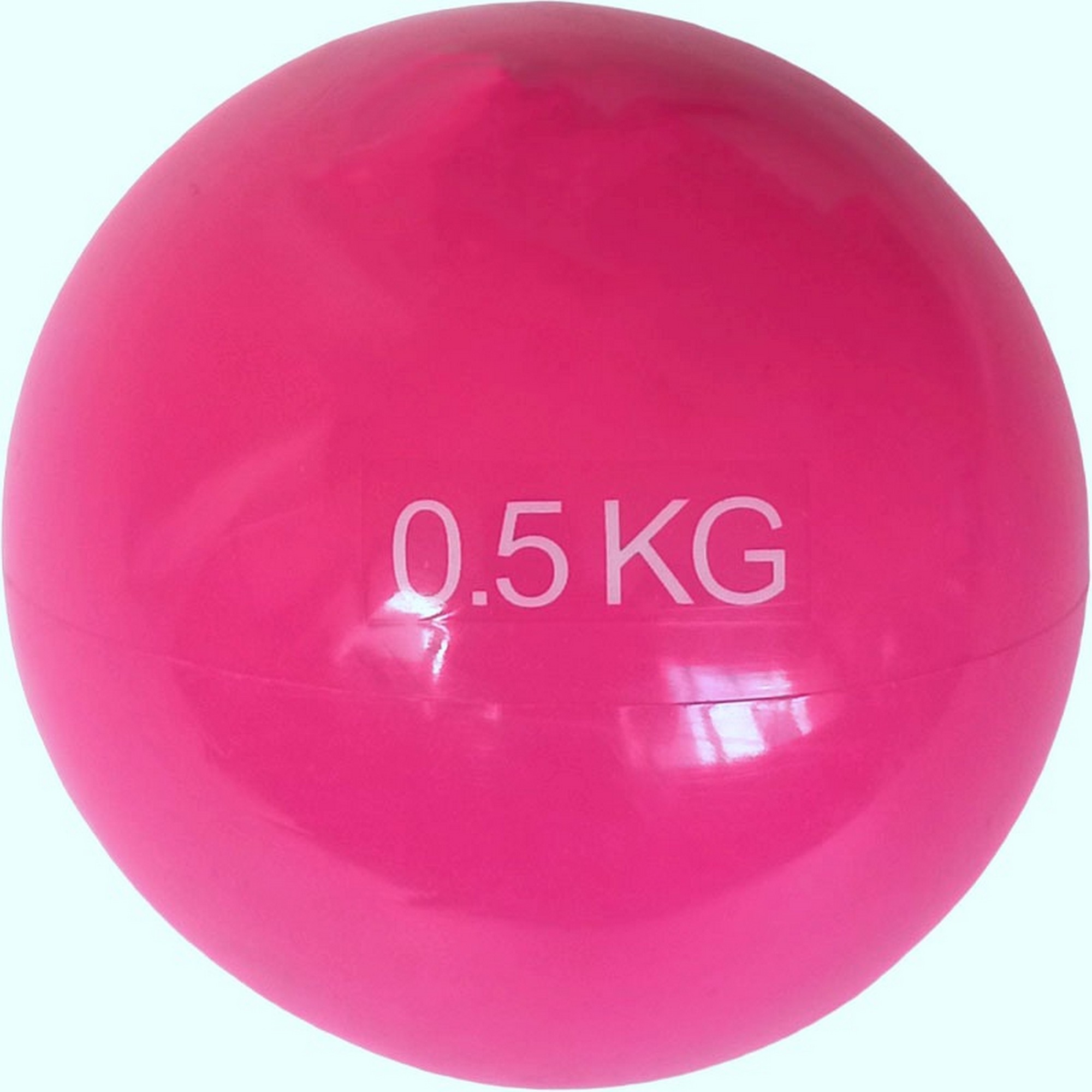 Медбол 0,5 кг, d10см Sportex MB05 розовый
