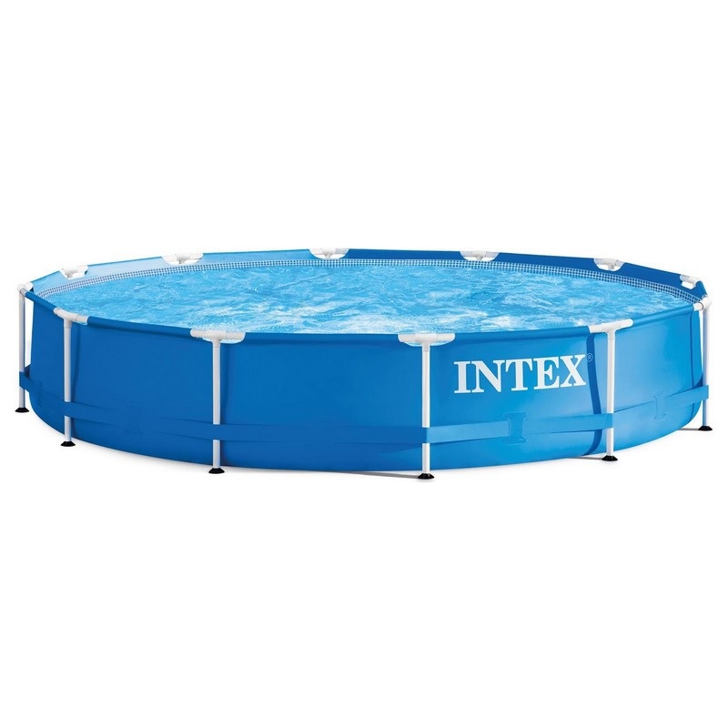 Бассейн каркасный Metal Frame Pool 366х76 см Intex 28210NP 800_800