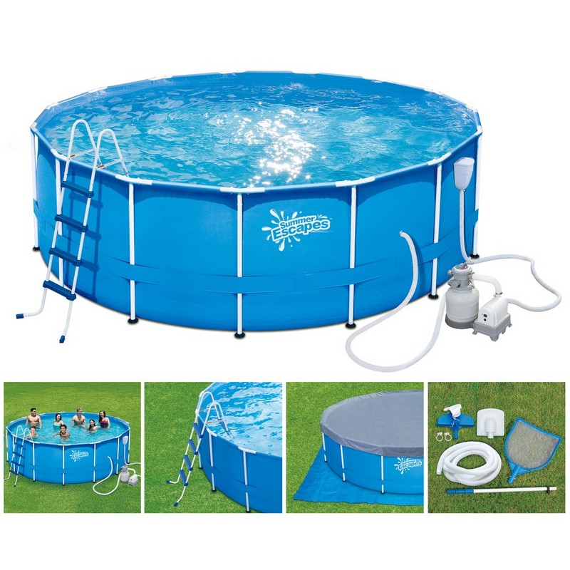 Бассейн на опорах 457х132 см SummerEscapes Р20-1552-S 800_800