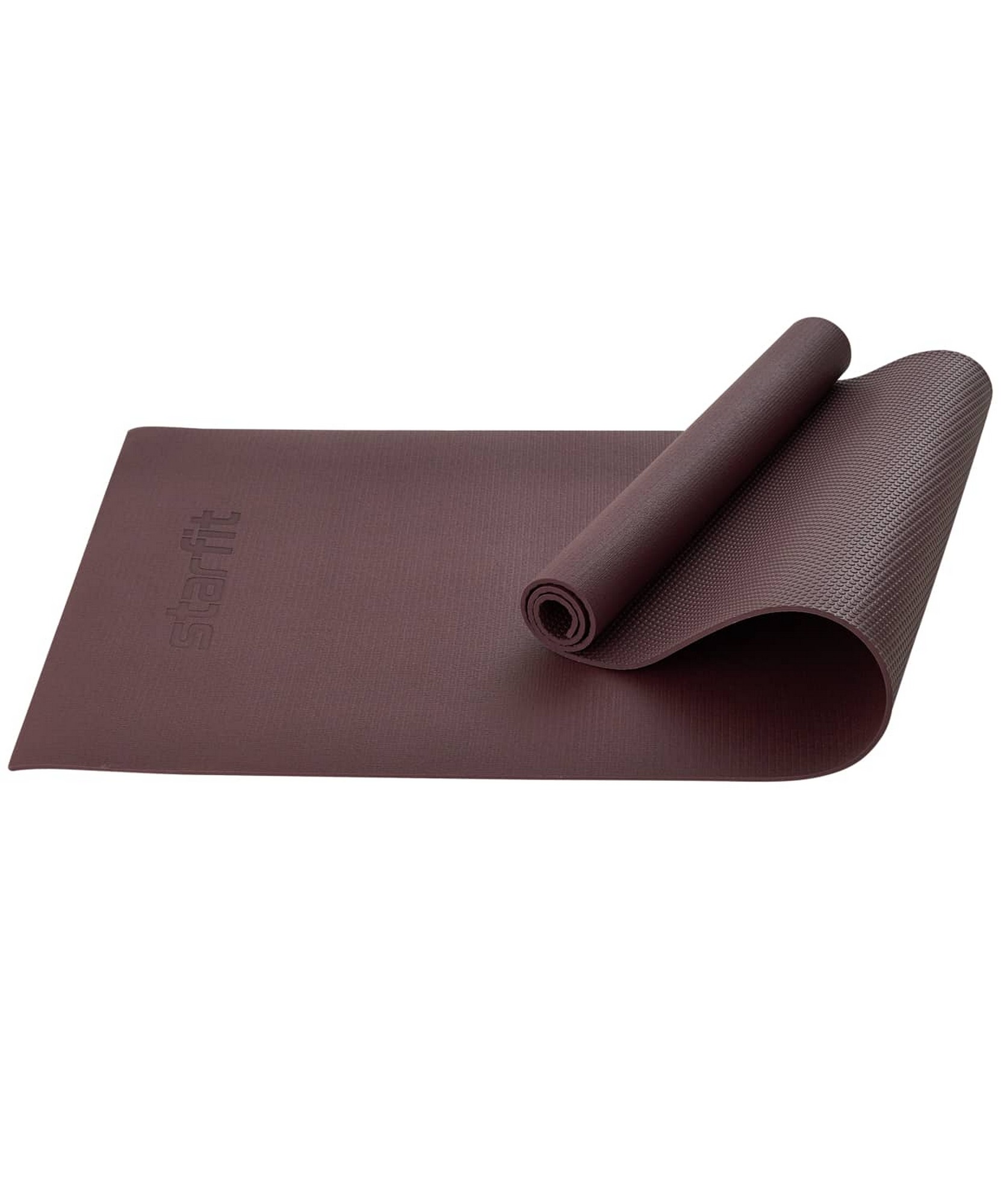 

Коврик для йоги и фитнеса высокой плотности 183x61x0,6см Star Fit PVC HD FM-103 горячий шоколад