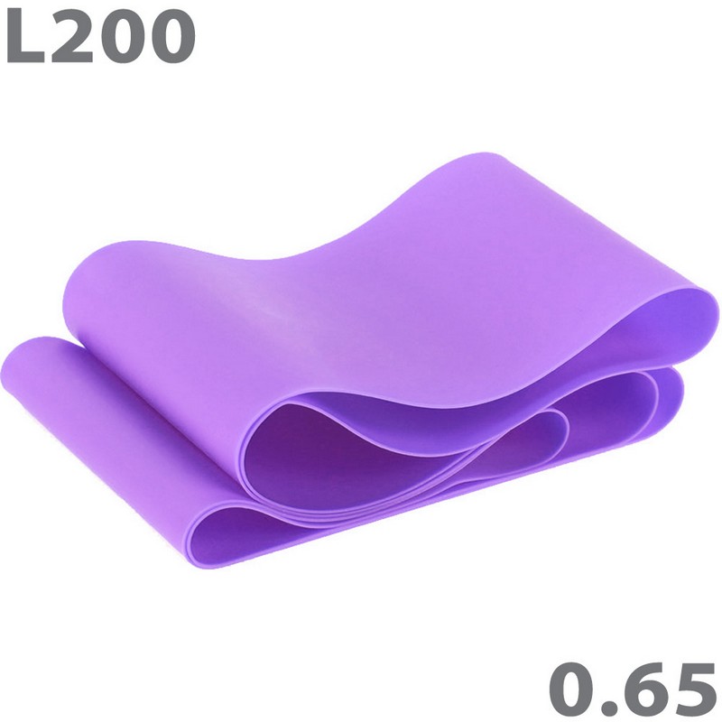 фото Эспандер тпе лента для аэробики 200х15х0,65 (фиолетовый) mtpr/l-200-65 nobrand