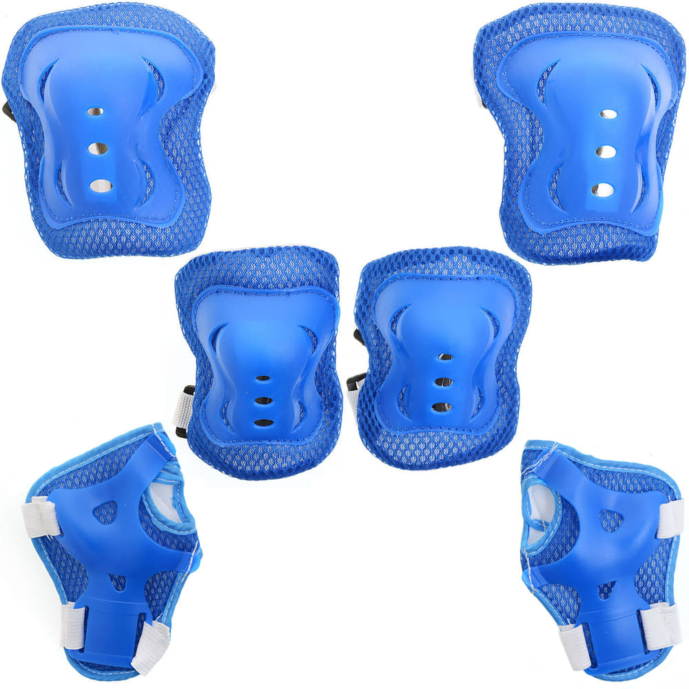 Набор защиты 6 предметов р. M (синяя) Sportex C33730-1
