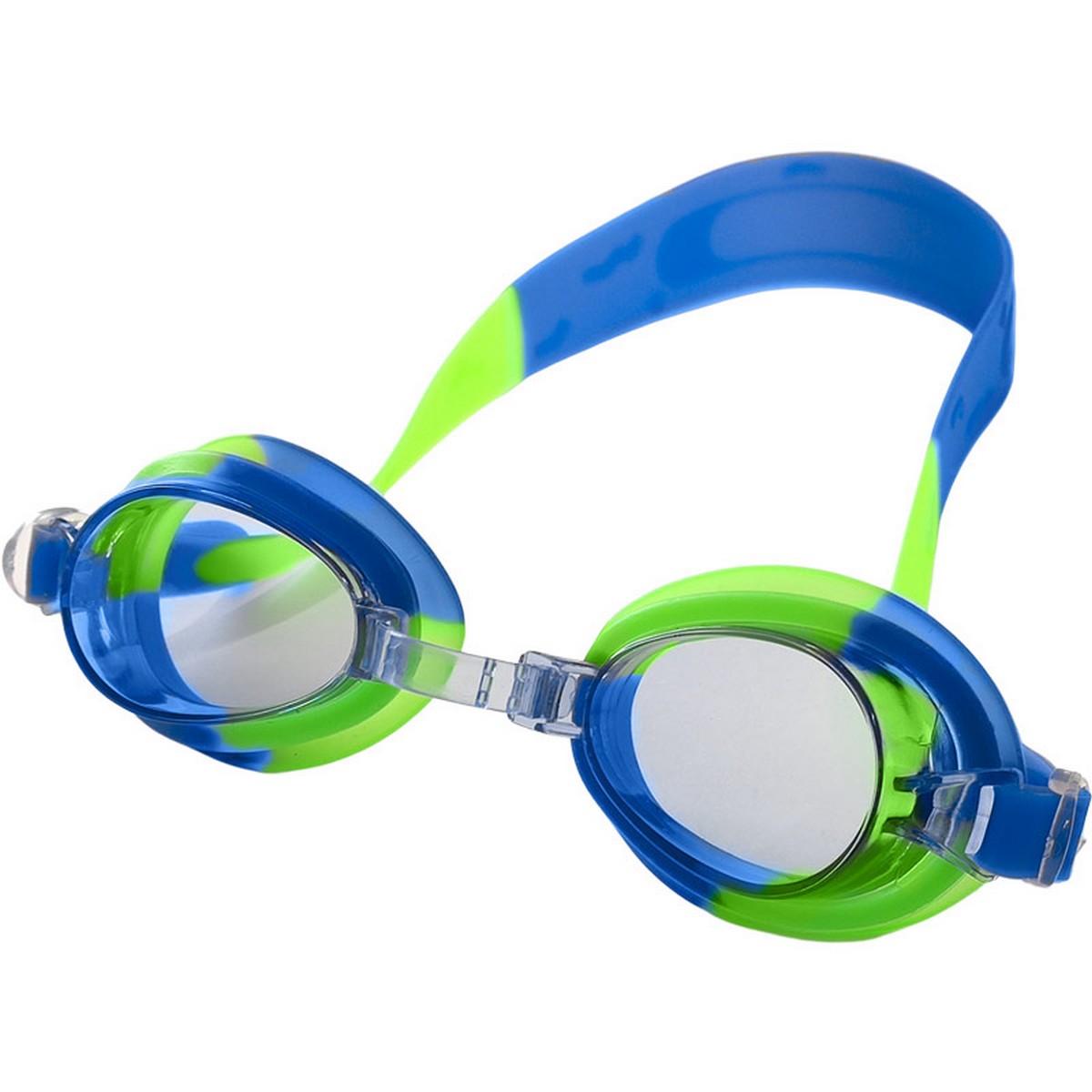 Купить Очки для плавания юниорские Sportex E39663 сине-зеленый,