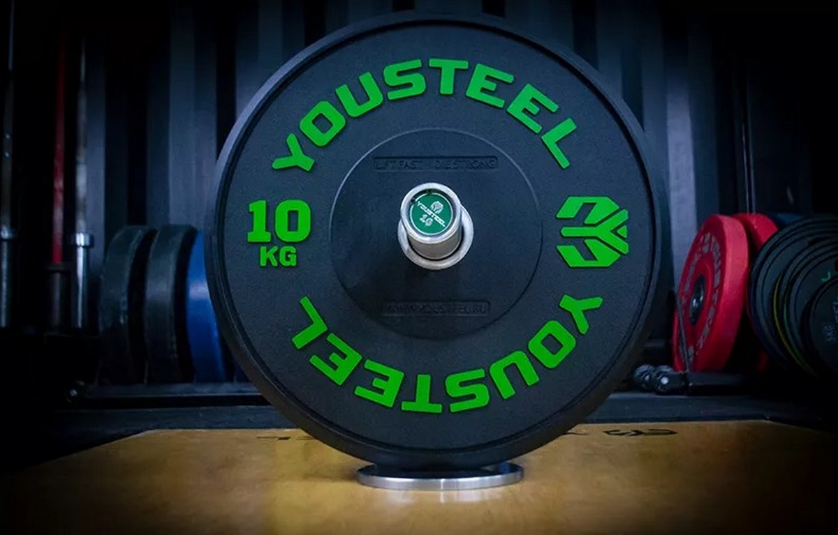 Диск 10кг YouSteel Traning PRO чёрный