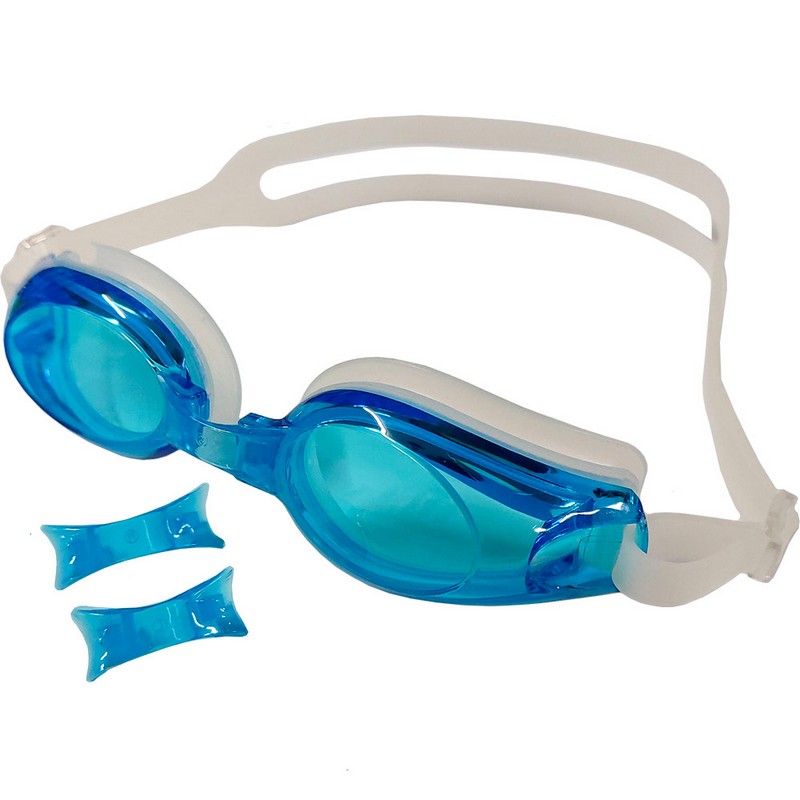 Очки для плавания Sportex со сменной переносицей B31531-0 Голубой 800_800