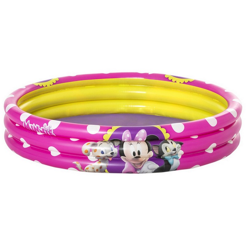 фото Детский надувной бассейн bestway minnie 122x25 см 91079