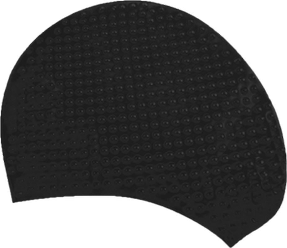 Шапочка для плавания Atemi силикон (бабл), чёрный, BS20