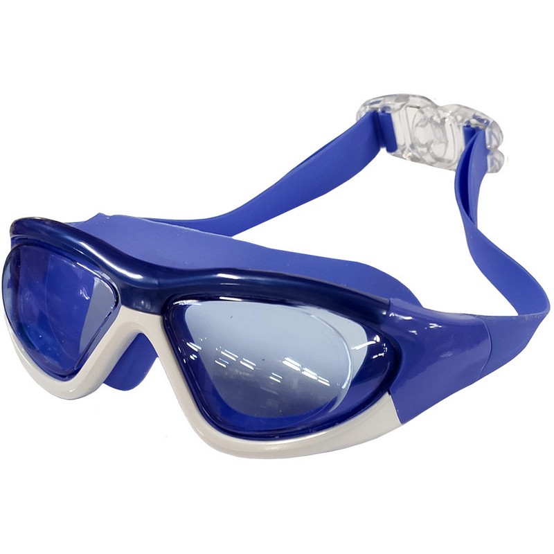 фото Очки для плавания полу-маска b31536-4 сине\белый nobrand