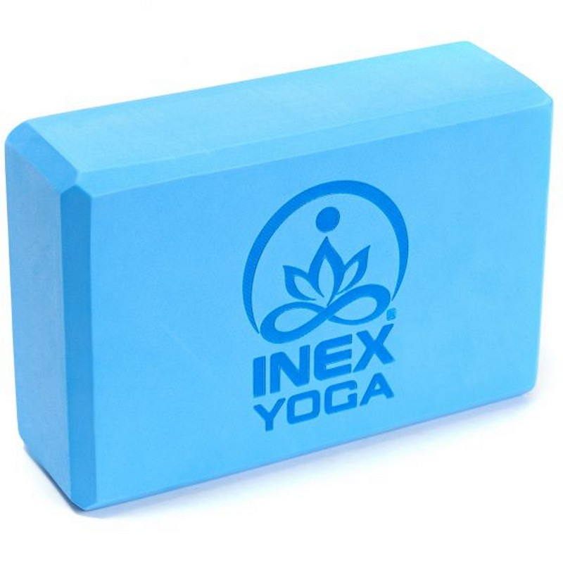 Блок для йоги Inex EVA 3" Yoga Block YGBK3-CB 23x15x7 см, кобальтовый синий 800_800