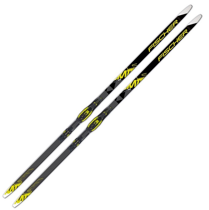 фото Лыжи беговые fischer ls skаte ifp wax (черно/желтый) n77419