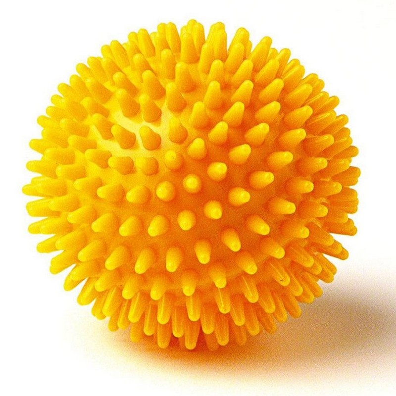 Мяч массажный L0108 желтый
