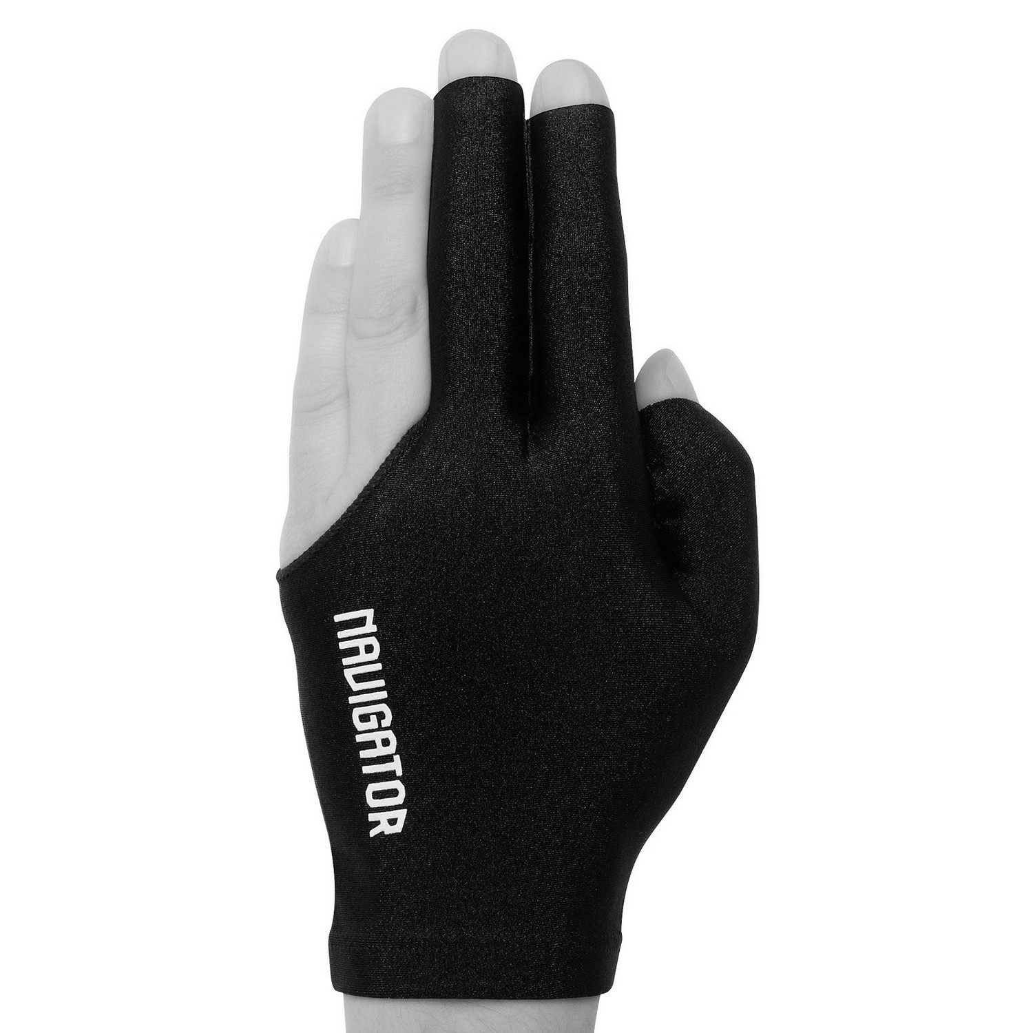 фото Перчатка для бильярда navigator glove open черная левая 1шт.
