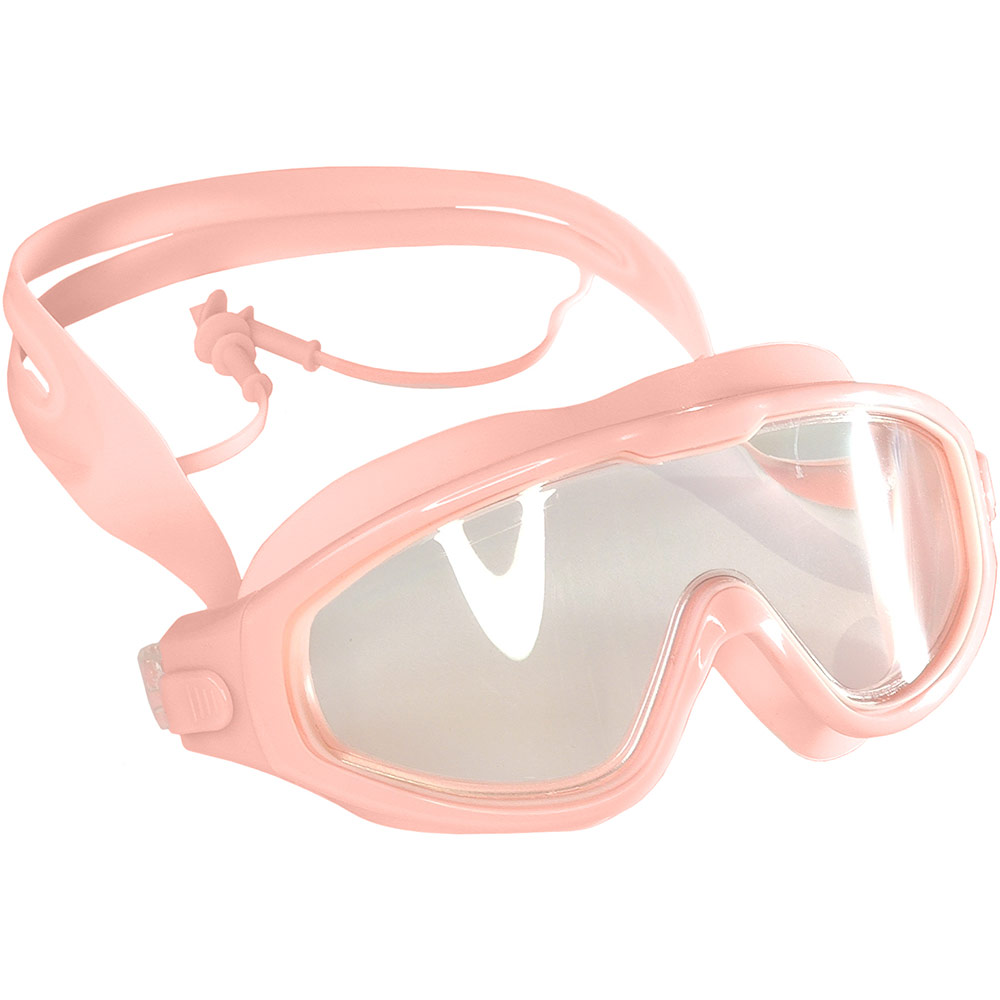 Купить Очки полумаска для плавания юниорская (силикон) (розовые) Sportex E33122-3,