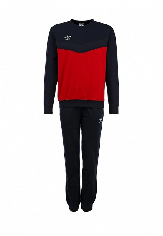 

Костюм спортивный Umbro Unity Cotton Suit мужской 353015 (261) красн/чер/бел.