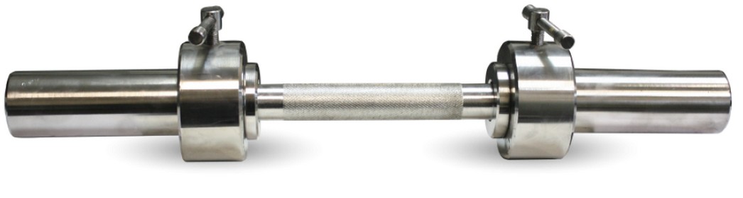 Гриф гантельный D50, L710 MB Barbell стопорный MB-BarM50-710L