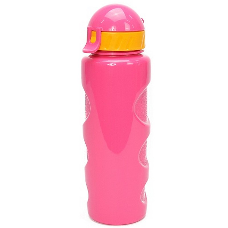 фото Бутылка для воды с трубочкой lifestyle со шнурком, 500 ml., anatomic, розовая nobrand