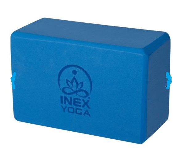 Блок для йоги Intex EVA Yoga Block YGBK-BL137 18,5x6,8x4 см, синий 578_517