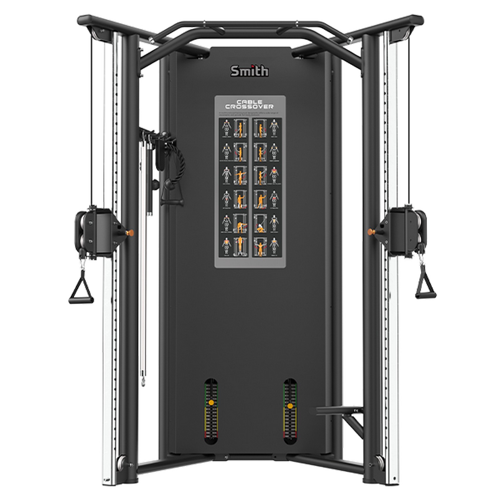 Двойная регулируемая тяга Smith Fitness RE8021 стеки 2х105кг - фото 1