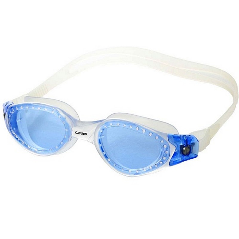 Очки для плавания детские Larsen S52 Pacific Jr Trans./Blue 800_800