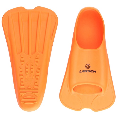 Ласты укороченные Larsen F627 оранжевый
