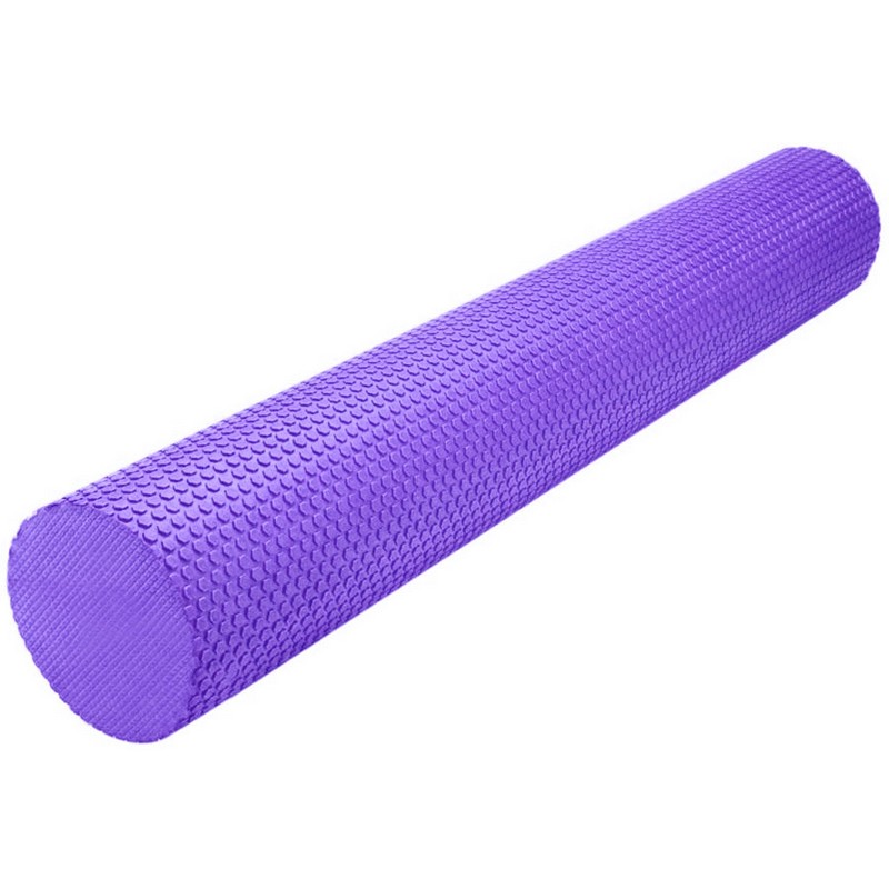 Купить Ролик массажный для йоги Sportex 90х15см B31603-7 фиолетовый,