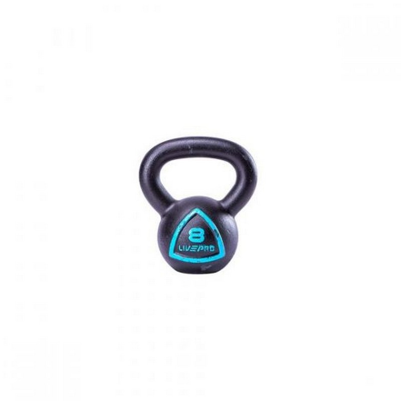   6  Live Pro Solid Cast Iron Kettlebell LP8041-06 \