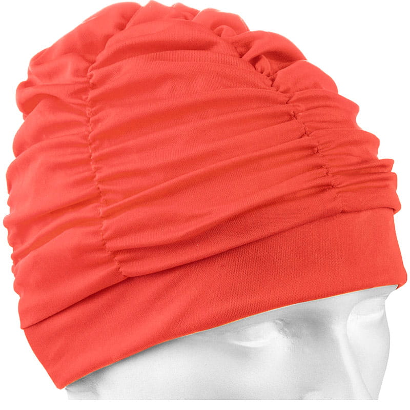 Купить Шапочка для плавания Sportex текстильная (лайкра) E36889-4 оранжевый,