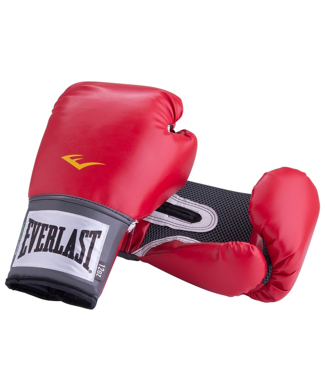 Купить Перчатки боксерские Everlast Pro Style Anti-MB 2116U, 16oz, к/з, красный,