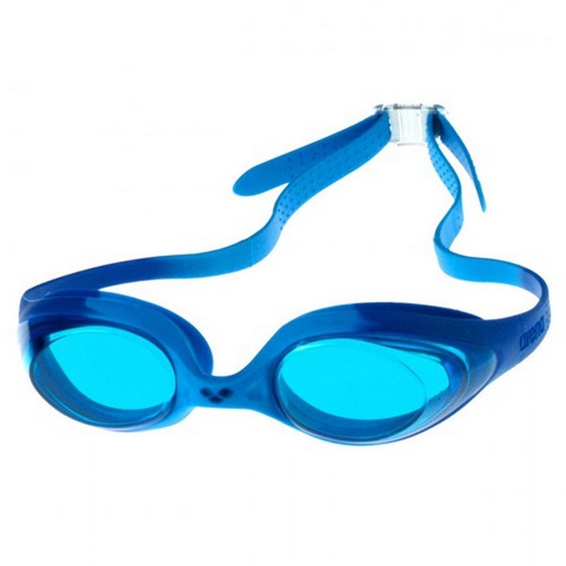 Купить Очки для плавания детские Arena Spider Jr 9233878 голубые,