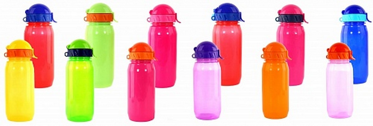 Купить Бутылка для воды с трубочкой 400 ml КК0154 цвета в ассортименте, NoBrand