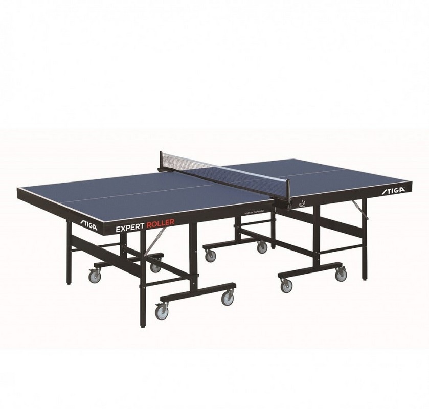 фото Теннисный стол профессиональный stiga expert roller ccs 25 мм 261.6020/st синий