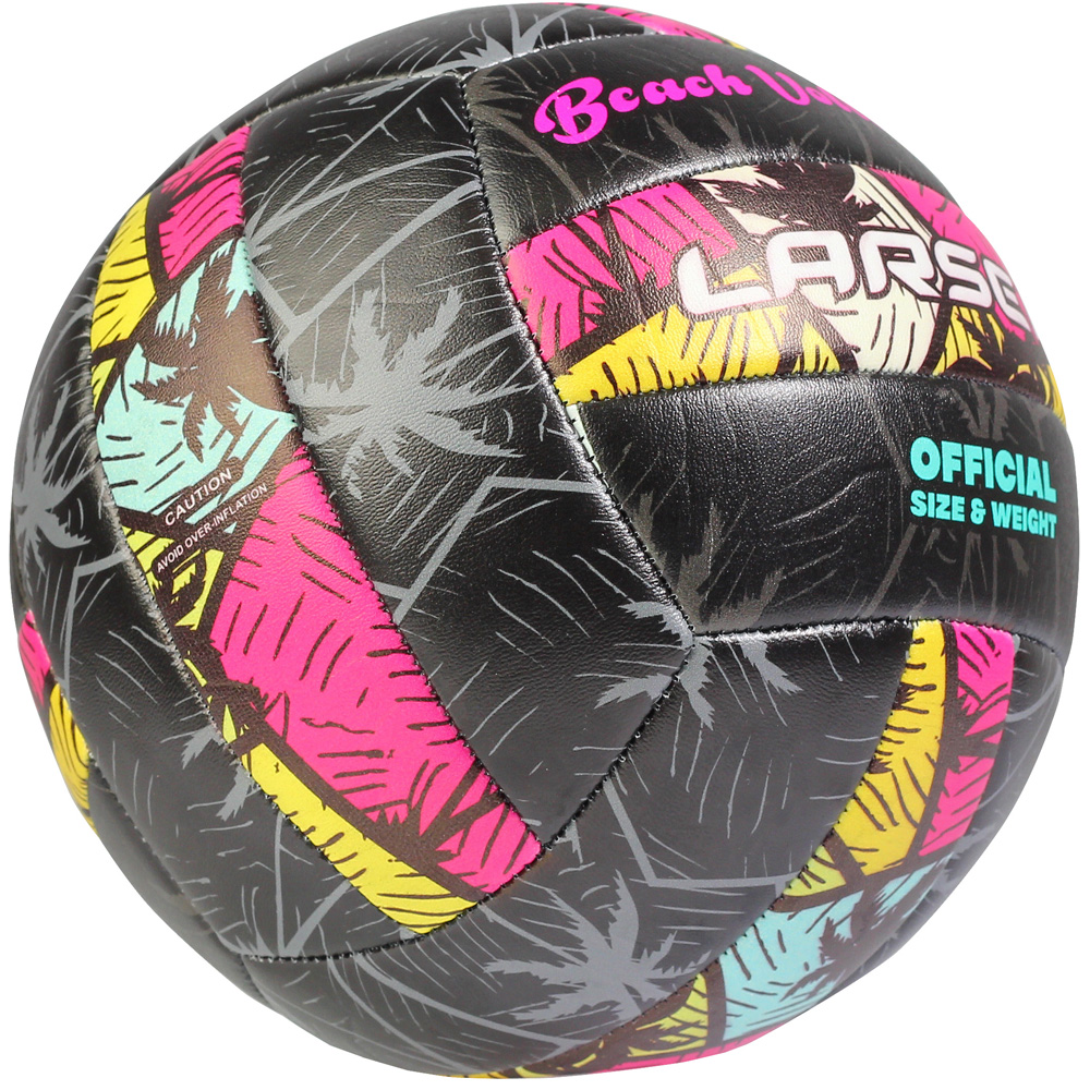 фото Мяч волейбольный larsen beach volleyball black/pink р.5