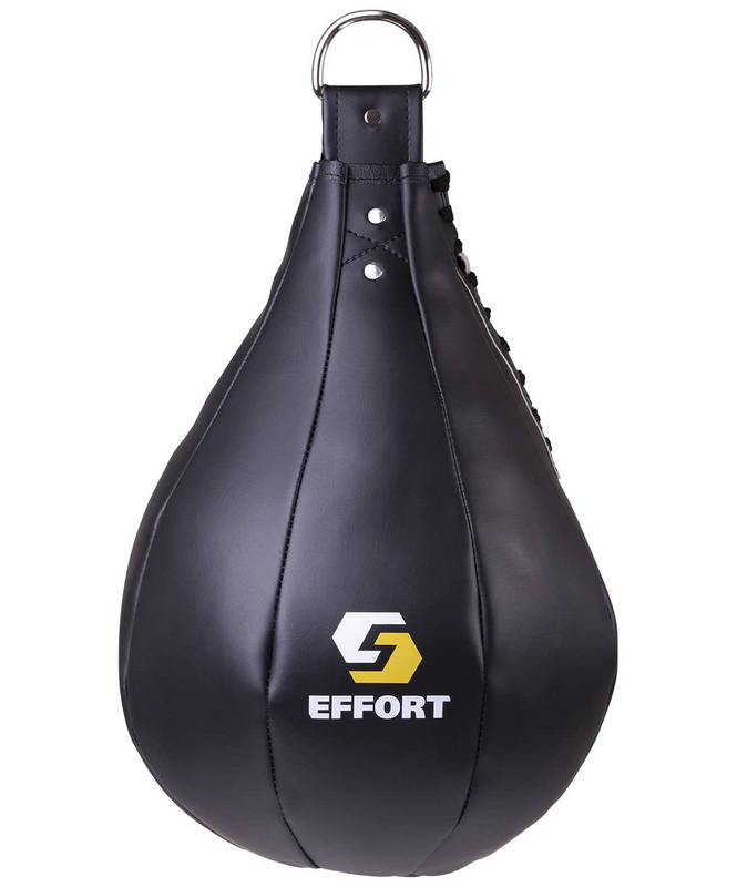 Купить Груша боксерская Effort Е521, к/з, 5 кг, черный,