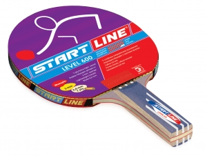 

Ракетка для настольного тенниса Start line Level 600 60-711 прямая